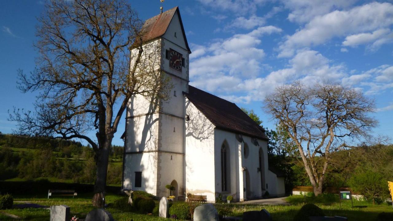 Ferienhaus Unteres Hart Gomadingen Buitenkant foto